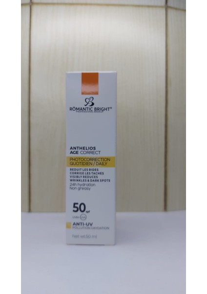 Romantic Bright+ Anthelios Age Correct Günlük Güneş Kremi Spf 50+