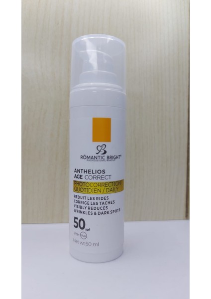 Romantic Bright+ Anthelios Age Correct Günlük Güneş Kremi Spf 50+