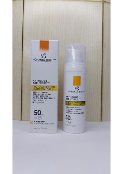 Romantic Bright+ Anthelios Age Correct Günlük Güneş Kremi Spf 50+