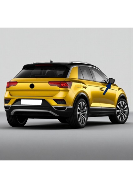 Vw T-Roc 2018-2021 Sağ Dış Dikiz Ayna Camı Isıtmalı 2GA857522D