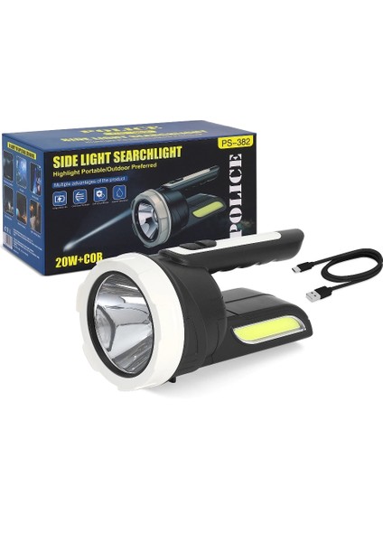 PS-382 Şarjlı Spot Fener