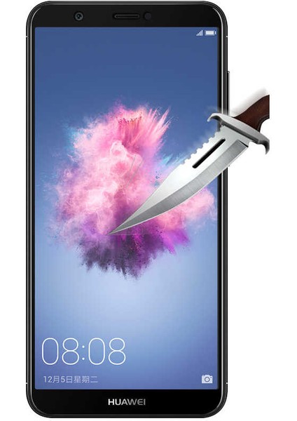 Huawei P Smart Zore Kenarları Kırılmaya Dayanıklı Cam Ekran Koruyucu fırsatları