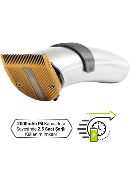 609 Profesyonel Şarjlı Saç Sakal Kesme Tıraş Makinesi Erkek Tıraş Makine Seti fiyatları