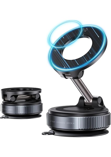 360 Dönebilen Ayarlanabilir Araç Içi Tutucu Kullanılabilen Vakumlu K007 Telefon Tutucu