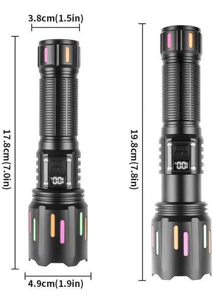 PS-9954 30W Zoomlu LED Özellikli Şarjlı Profesyonel El Feneri modelleri