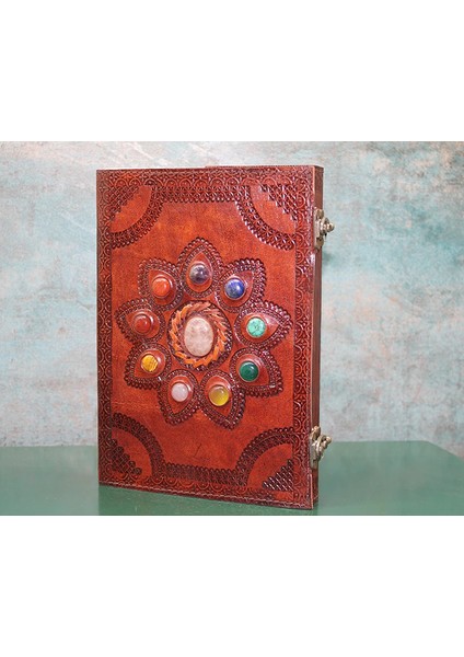 Taşlı Deri Defter KSK3157