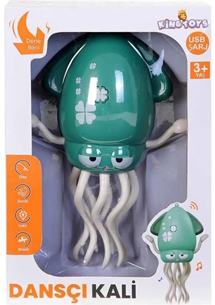 Dansçı Kali Müzikli Işıklı Hareketli Ahtapot Yeşil fiyatları