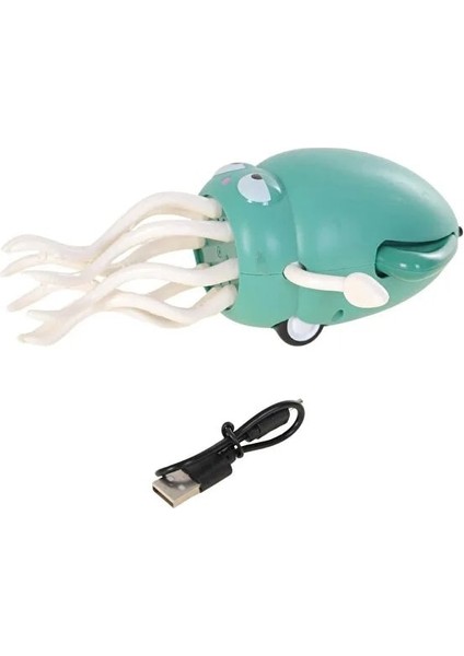 Dansçı Kali Müzikli Işıklı Hareketli Ahtapot Yeşil