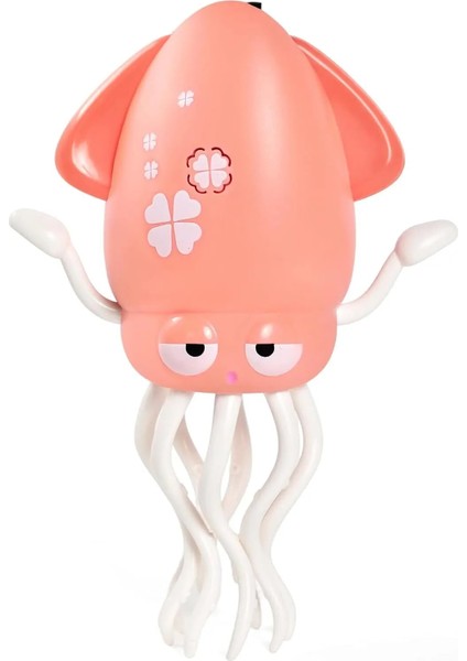 Dansçı Kali Müzikli Işıklı Hareketli Ahtapot Pembe