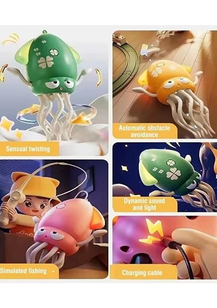 Dansçı Kali Müzikli Işıklı Hareketli Ahtapot Pembe fiyatları