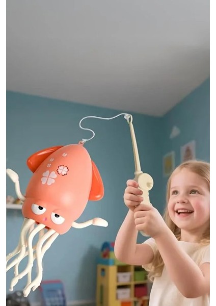 Dansçı Kali Müzikli Işıklı Hareketli Ahtapot Pembe fırsatları