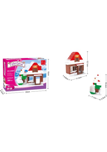 130 Parça Fairyland Dağ Evi