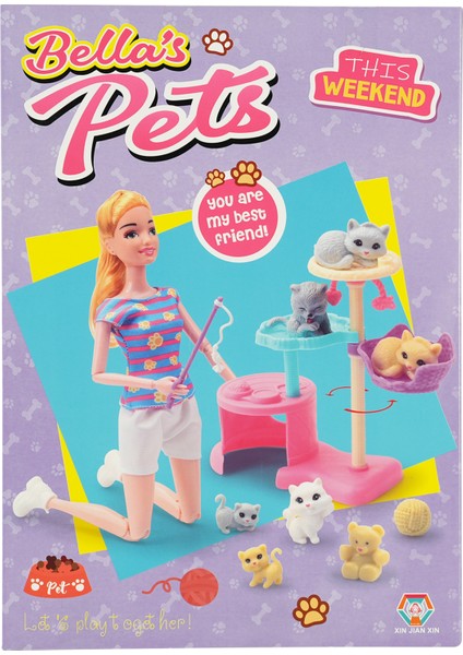 Bella’s Pets Oyuncak Seti Sarı Saçlı modelleri