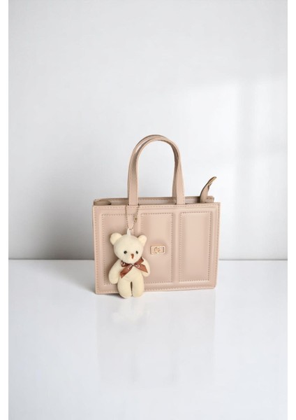 Kadın Vizon Peluş Charm Hediyeli Suni Deri Kadın El/omuz Çantası indirimleri