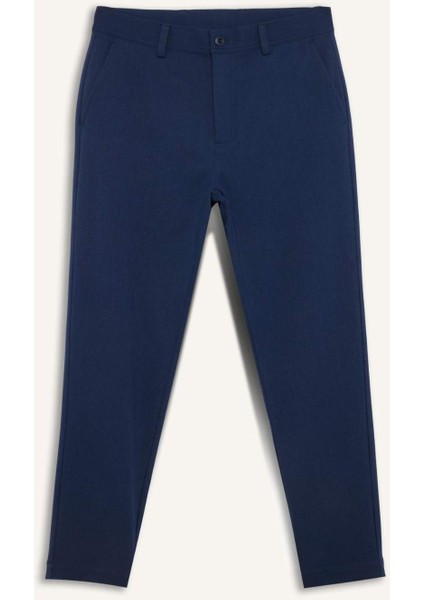 Tailored Fit Normal Kesim Düz Paça Her Yöne Esneyen Yazlık Kumaş Pantolon C7508AX25SP