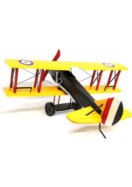 Dekoratif Metal Uçak Çift Kanatlı Vintage Ev Ofis Hediyelik fiyatları