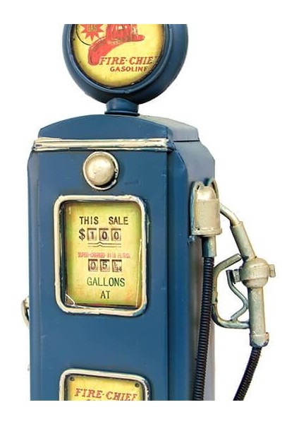 Dekoratif Metal Yakıt Pompası Biblo Kumbara Hediyelik modelleri