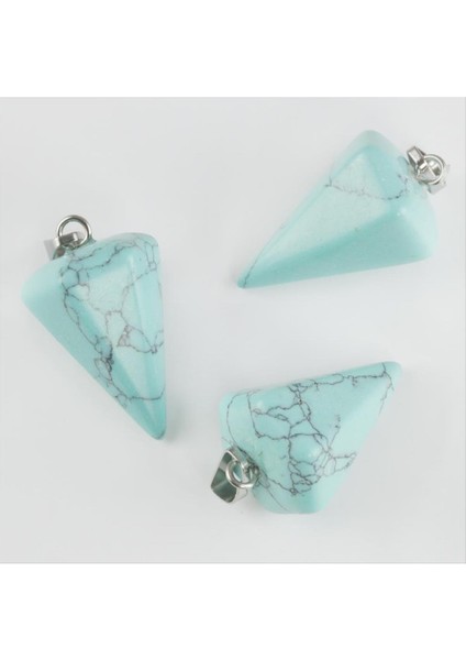 Turkuaz Pandül Doğaltaş Kolye Ucu fiyatları