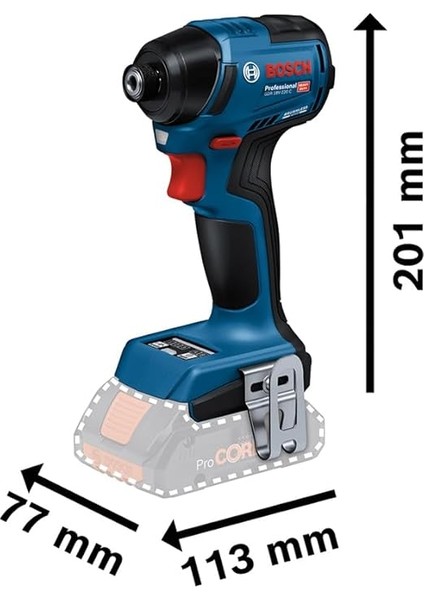 Professional Gdr 18V-220 C Akülü Darbeli Somun Sıkma (Solo; Karton, Akü ve Şarj Cihazı Dahil Değildir) fiyatları