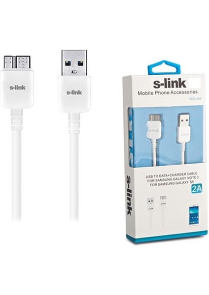 S-Link SMG-495 Note 3-S5 Data Şarj Kablosu