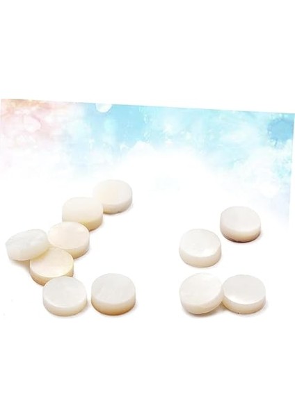 Adet Beyaz Kabuğu Gitar Fretboard Noktaları Gitar Ukulele Mandolin ve Banjo Için Dekoratif Işaretleyiciler Kolay ve Taşıma modelleri