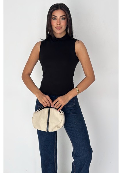 Kadın Kolsuz Boğazlı Basic Body – Sleek Core fırsatları