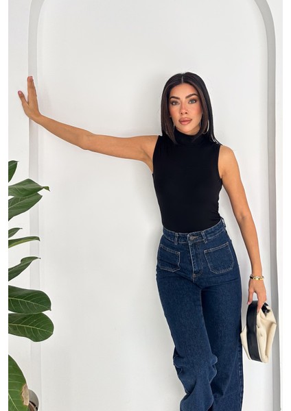 Kadın Kolsuz Boğazlı Basic Body – Sleek Core indirimleri