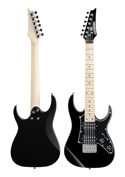 DE-150BK-35AMP Maple Klavye Hh Yüksek Kaliteli 35W Amfili Elektro Gitar Seti fırsatları