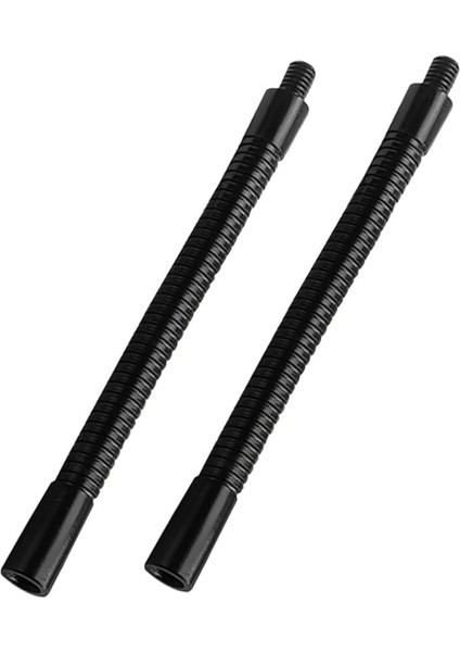 2 Adet Esnek Mikrofon Standı Kaz Boynu Uzatma Kolu Ayarlanabilir Tutucu Adaptörü Metal Destek Tüpü Yayın Stüdyoları Klavye Enstrüman Mikrofonları Için 18CM