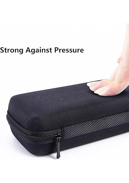 Su Geçirmez Mikrofon Kılıfı, 18,5 cm Mikrofon Saklama Kutusu Eva Kılıf Küçük Düzenleyici Çanta Pnecil Kozmetik Kulaklık U Disk Için indirimleri
