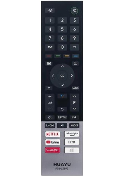 Huayu RM-L1893 Universal Ses Komutsuz LCD LED Tv Kumanda