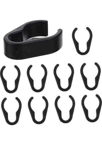 10 Parça Mikrofon Klipsi Kordonlar Için Tel Tutucular Iplik Ayarlanabilir Kutup Ktv Sallanan Mikrofon Standı Mikrofon Hat Kartı Mikrofon Kablo Kelepçeleri Kablo Düzenleyici Plastik