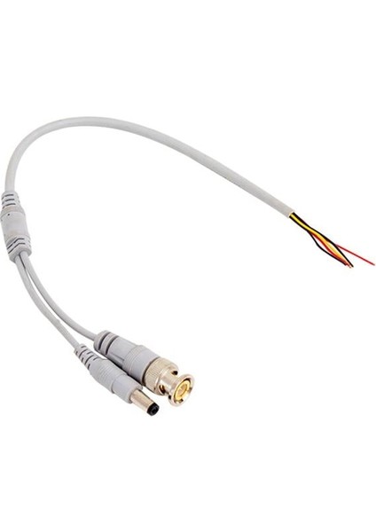Pm-35 Erkek Bnc + Jacklı 30CM Güvenlik Kamera Kablosu