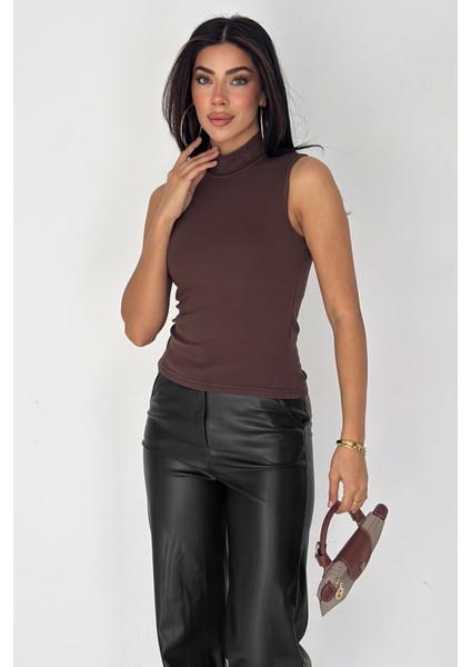 Kadın Kolsuz Boğazlı Basic Body – Sleek Core fiyatları
