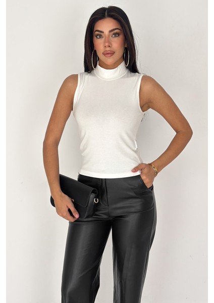 Kadın Kolsuz Boğazlı Basic Body – Sleek Core modelleri