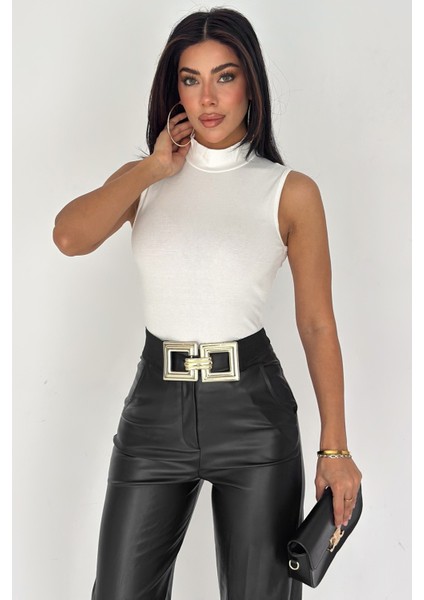 Kadın Kolsuz Boğazlı Basic Body – Sleek Core fırsatları