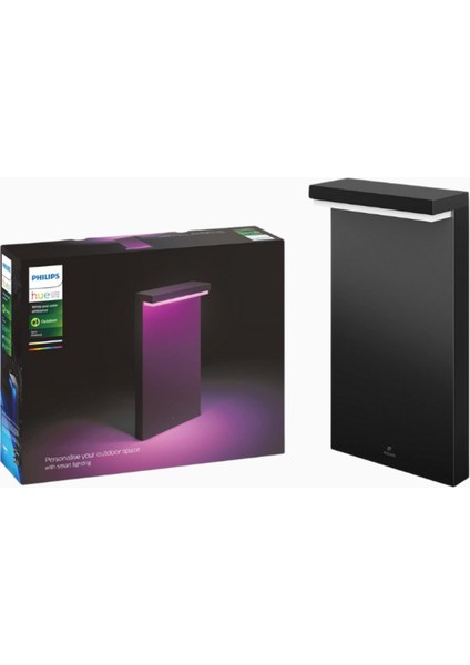 Hue Nyro Renkli Dış Mekan LED Yol Lambası Alexa Uyumlu fırsatları