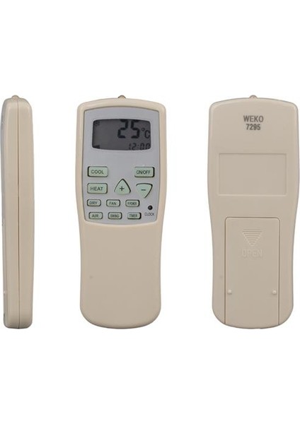 Weko Demirdöküm Pacific Line Cl3 Klima Kumandası