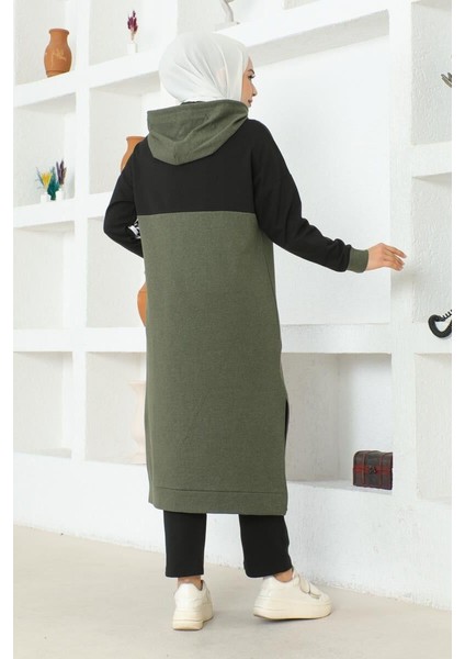 Şeritli Yırtmaçlı Spor Takım Haki̇ - 40 fiyatları