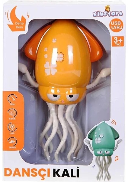 Dansçı Kali Müzikli Işıklı Hareketli Ahtapot Sarı fiyatları