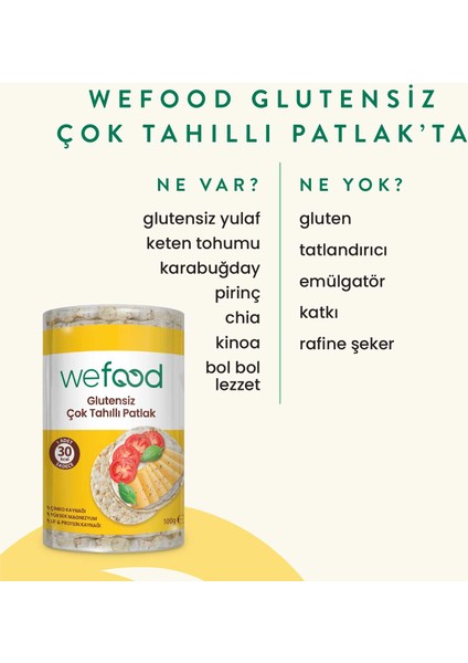Çok Tahıllı Patlak 100 gr 3'lü fiyatları