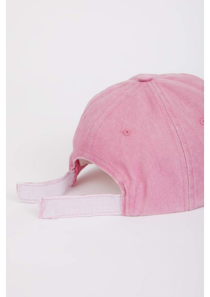 Kadın Jean Görünümlü Cap Şapka