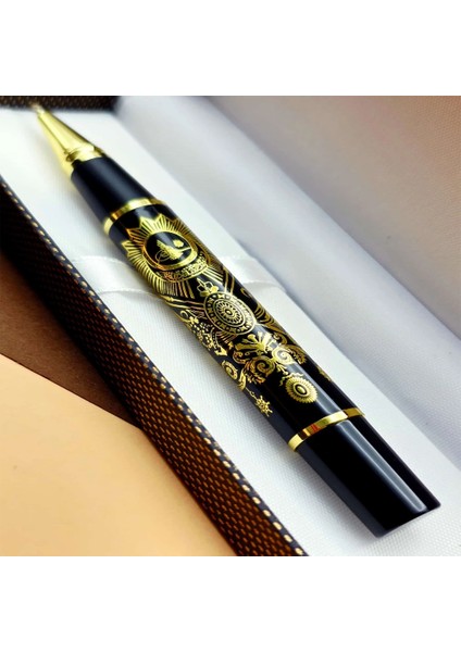 Kutulu Osmanlı Tuğralı Metal Kalem fiyatları