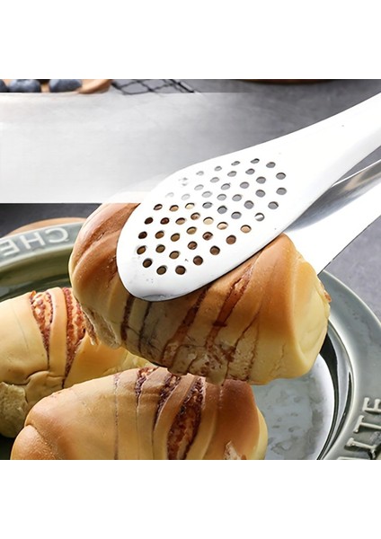 Paslanmaz Çelik Silikon Saplı Mutfak Maşası Yemek Maşası Barbekü Izgara Et Balık Maşası 1 Adet modelleri