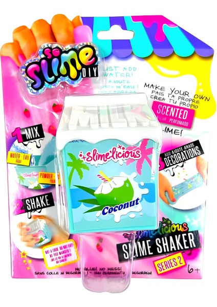 Slime Dıy Kokulu Slime Shaker Hindistan Cevizi