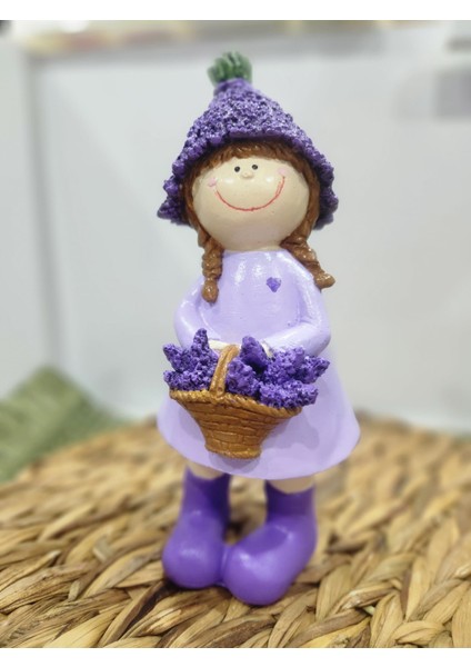 Lavanta Tutan Kız Bahçe Cücesi modelleri