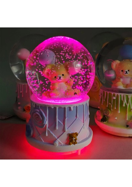 Büyük Boy Püskürtmeli Ayıcık Kar Küresi fiyatları