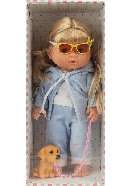 Melis Eşofmanlı Bebek Mavi