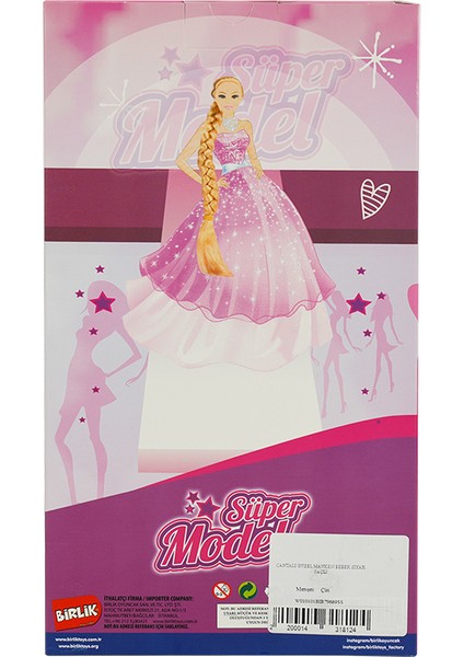 Çantalı ve Tarak Aksesuarlı Oyuncak Bebek Siyah Saçlı modelleri