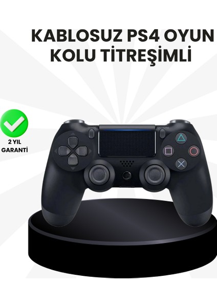 Şarjlı Kablosuz Ps4 Oyun Kolu Titreşimli Hassas Kontrol